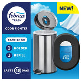 Febreze Trash Linen & Sky Air Freshener Starter Kit: Oil, 2-Pack, 0.16oz