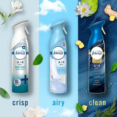 Febreze Air Mist Variety Pack - 24.3oz/3pk: Phthalate-Free, Dye-Free, Scented, Aerosol