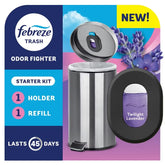 Febreze Trash Twilight Lavender Air Freshener Starter Kit: Oil, 2-Pack, Non-Powered