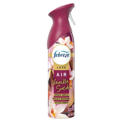 Febreze Luxe Air Mist - Vanilla Suede - 8.1oz: Disposable, Aerosol, Non-Powered