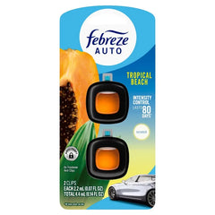 2ct Febreze Auto Tropical Beach