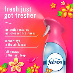 Febreze Air Fresheners Gain Island Fresh - 8.1oz: Aerosol, Non-Powered, 1 Pack