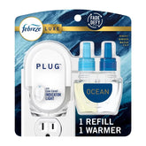 Febreze Origins Fade Defy Plug Air Freshener & Odor Fighter - Ocean - 0.87 fl oz: Electric, 2-Pack, Oil, Phthalate-Free
