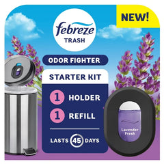 Febreze Trash Aisle Air Freshener Starter Kits - Lavender - 2ct