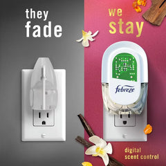 Febreze Luxe Plug Dual Air Freshener Refills - Vanilla Suede - 1.75 fl oz/2ct: Electric, Oil Form