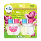 Febreze Luxe Plug Air Freshener Dual Refills - Morning Spring Showers - 1.75 fl oz/2ct