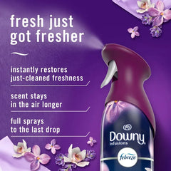 Febreze Downy Infusions Calm Air Mist - Lavender & Vanilla Bean - 8.1oz: Aerosol, Dye-Free, Phthalate-Free