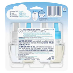 Febreze Odor-Fighting Fade Defy Plug Air Freshener Refill - Linen & Sky - 1.75 fl oz/2pk: Electric, Oil, Dye-Free, Phthalate-Free
