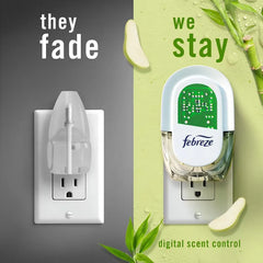 Febreze LIGHT Fade Defy Plug Air Freshener - Bamboo - 0.87 fl oz