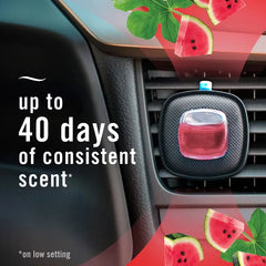 Febreze Car Air Freshener - Sweet Watermelon Vine - 2ct: Oil, Disposable, Adjustable Fragrance Setting