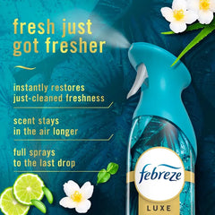 Febreze Luxe Air Mist - Rainforest - 8.1oz: Dye-Free, Phthalate-Free, Non-Powered