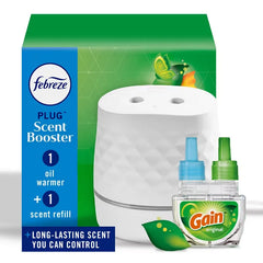 Febreze Plug Scent Booster Gain Starter Kit - .87 fl oz/2ct