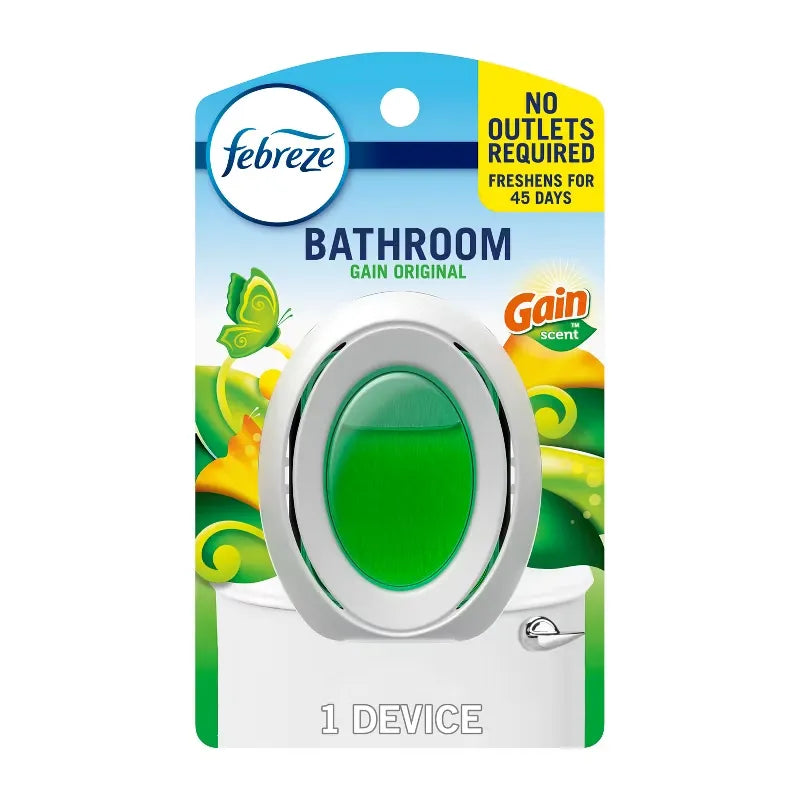 Febreze Gain Original Bathroom Air Freshener: Oil, 0.25 Net Weight, Non-Powered