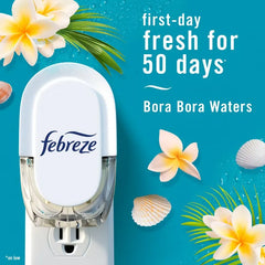 Febreze Odor-Fighting Fade Defy Plug Air Freshener Refill - Bora Bora - 0.87 fl oz/3pk: Electric, Oil, Disposable