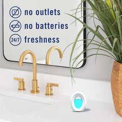Febreze Citrus Breeze Bathroom Air Freshener: Non-Powered, Oil, 0.25 oz, Dye-Free
