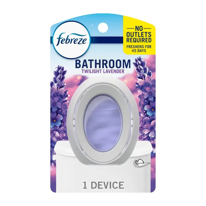 Febreze Bathroom Air Fresheners - Twilight Lavender: Non-Powered, Oil, 1-Pack