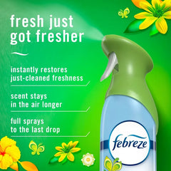 Febreze Air Mist Odor-Fighting Air Freshener - Gain Original Scent - 8.1oz/2pk: Dye-Free, Phthalate-Free Aerosol