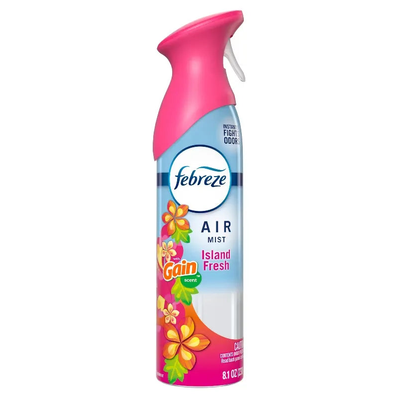 Febreze Air Fresheners Gain Island Fresh - 8.1oz: Aerosol, Non-Powered, 1 Pack