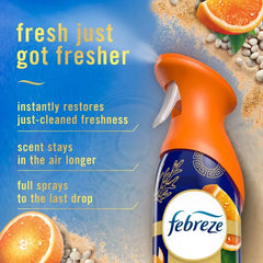 Febreze Air Fresheners Tranquil Cypress Cove: Aerosol, Non-Powered, 1-Pack
