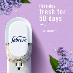 Febreze Plug Dual Air Freshener Refills - Lilac Sunrise - 2ct: Electric, Oil, Household Refill