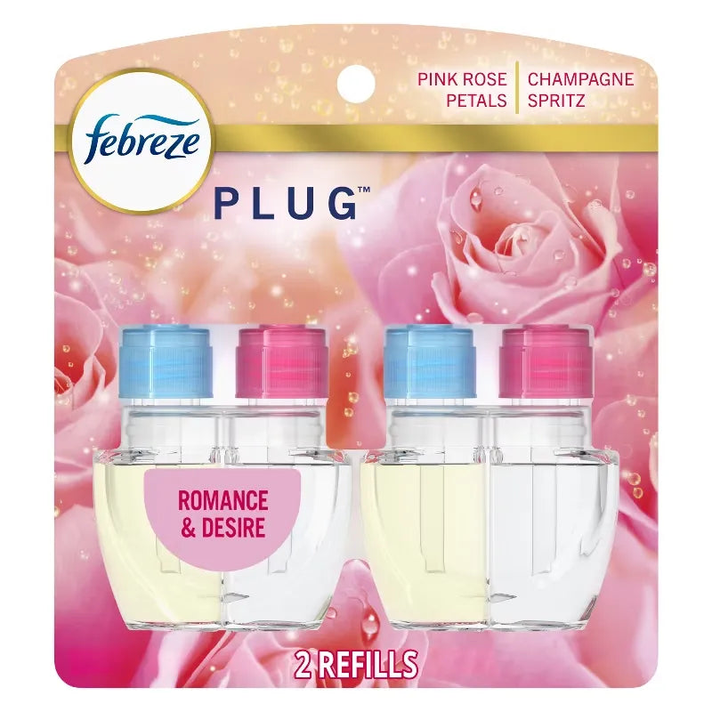 Febreze Plug Dual Refill Air Freshener - Romance & Desire - 2ct