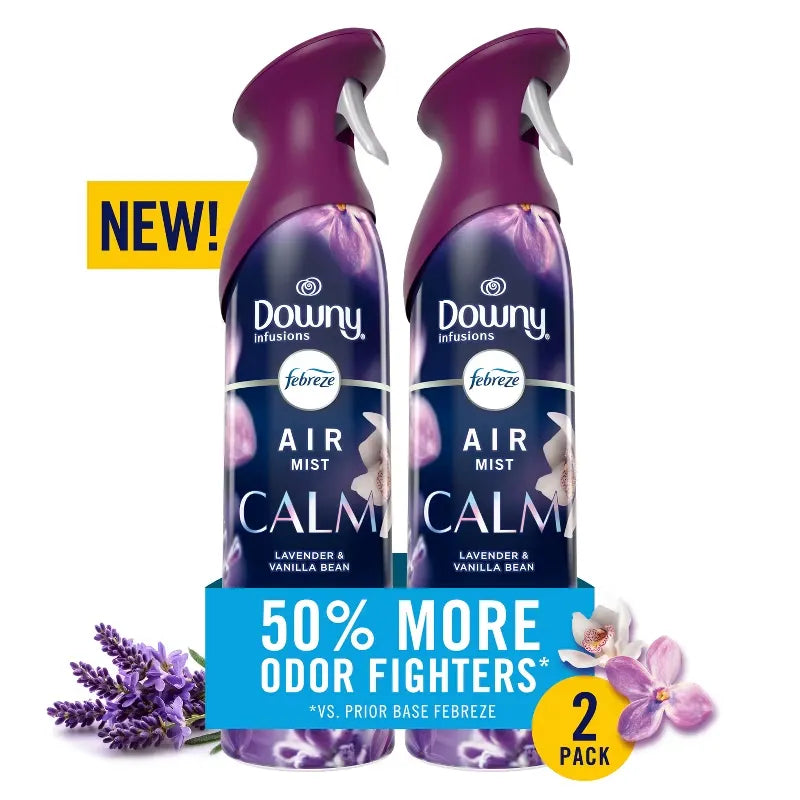 Febreze Air Fresheners Downy Calm - 2ct: Aerosol, Scented