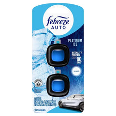 Febreze 2ct Car Auto Platinum Ice Air freshener