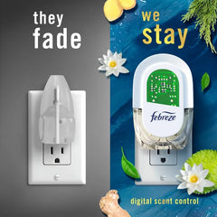 Febreze Origins Fade Defy Plug Air Freshener & Odor Fighter - Ocean - 0.87 fl oz: Electric, 2-Pack, Oil, Phthalate-Free