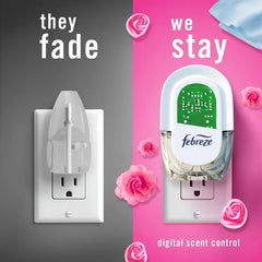 Febreze Odor-Fighting Fade Defy Plug Air Freshener Refill - April Fresh - 0.87 fl oz/3pk: Electric, Oil, Disposable