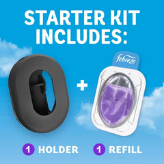 Febreze Trash Aisle Air Freshener Starter Kits - Lavender - 2ct